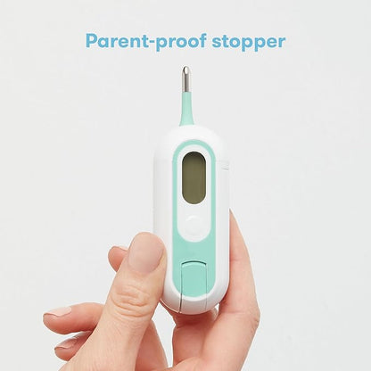 Frida Baby 3-in-1 Rectal, Underarm & Oral Thermometer for Kids, Digital Baby Thermometer for Infants, Toddlers, & Kids, Quick & Accurate Temperature Check, Includes Carrying Case for Storage