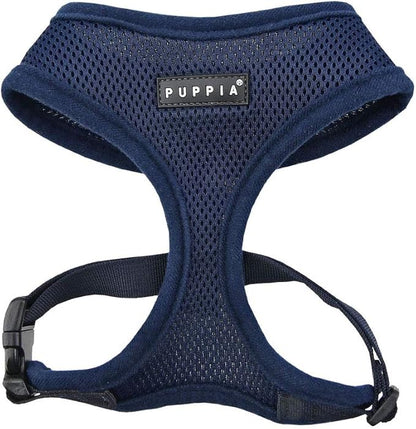 Puppia Soft Dog Harness, Navy, X-Small (PDCF-AC30-NY-XS)
