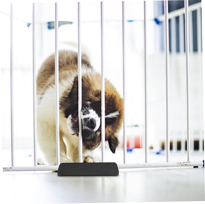 UPKOCH Pet Gate Kick Plate Kick Safety Door Guardrail for Indoor Use Easy Installation Versatile Barrier for Dogs and Cats Black