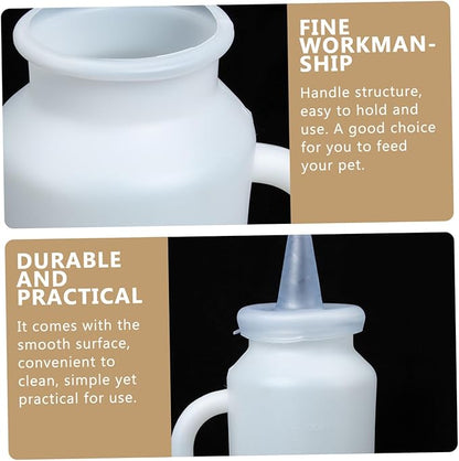 Happyyami 2pcs Calf Feeding Bottle Nursing Feeder for Newborn Livestock Portable and Easy Calves and