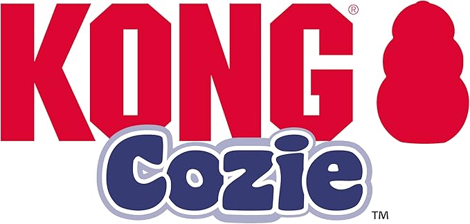 KONG Cozie Marvin Moose - Cute Dog Plush Toy for Indoor Play - Soft Chew Toy & Snuggle Buddy - with Squeaker, Durable Design & Minimal Stuffing - for Small Dogs