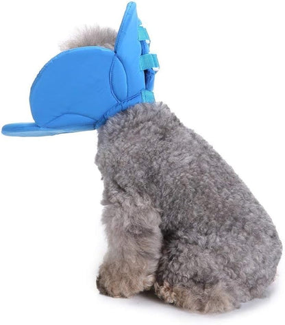 Dogs Cats Medical Grooming Pet E-Collar Recovery Remedy Protective Dog Lick Caught Soft Sponge Adjustable Postoperative Kit for Small and Medium Dog (Blue, L (neck's Girth 12.6" to 13.3"))