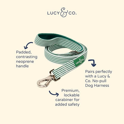 Lucy & Co. Tomato, Tomahto Dog Leash, Durable Matching Dog Lead with Heavy Duty Hardware, Large