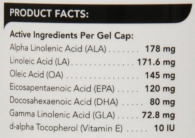 VetriScience Omega Healthy Skin Capsules, 3.6.9 Fish Oil Supplement for Dogs & Cats, Skin Health, Coat Growth, Reduce Shedding, Over 750 mg Omega Fatty Acids per Capsule, Gel Caps,90 Count(Pack of 2)