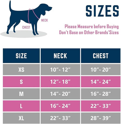 PHOEPET 2019 No Pull Dog Harness Medium Reflective Front Clip Vest with Handle,Adjustable 2 Metal Rings 3 Buckles,[Easy to Put on & Take Off](M, Orange)