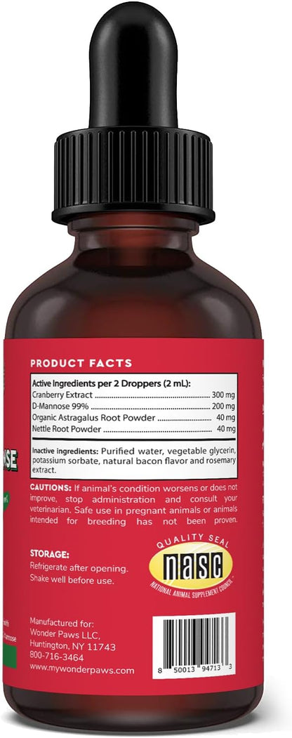 WONDER PAWS Kidney Cleanse Drops Plus Milk Thistle Drops - for Dog Urinary Tract, Kidney, Liver Health & Overall Wellness – Kidney Cleanse 2 Ounces - Milk Thistle 2 Ounces