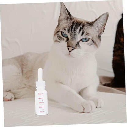 3pcs Pet Milk Bottle Kit Plastic Feeding Bottles for Nursing Puppies Kittens Portable Easy to Clean