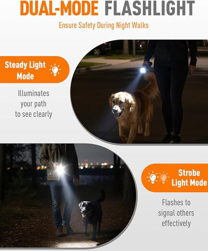 Dog Bark Deterrent Devices, 3X Ultrasonic Anti Barking Device for Dogs, 4 Modes with 3 Emitters and LED Light to Stop Neighbors Dog from Barking, Safe Use Dog Barking Silencer for Indoor Outdoor