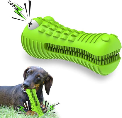 Cutiful Dog Toys for Aggressive Chewers Large Medium Breed, Indestructible Dog Chew Toys, Squeaky Interactive Tough Extremely Durable, Dogs Toothbrush Toys to Keep Them Busy