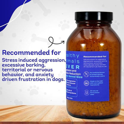 HA4E - Calming Tablets for Stressed and Aggressive Dogs - Reduce Dog Aggression & Promote Relaxation - All-Natural, Homeopathic Remedy - Tablets, Kennel Size (Extra Large)