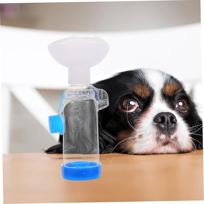 Toyvian Pet Feline and Canine Breathing Mask for Cats and Dogs Spacer for Cough Relief and Respiratory Support