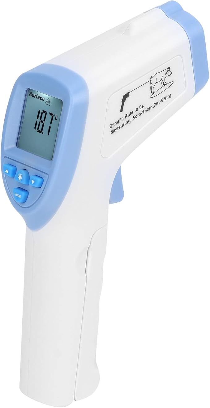 Veterinary Thermometer Fast Digital Veterinary Thermometer Non Contact Pet Thermometer for Pig Cattle Sheep Dog Horse (Without Battery)