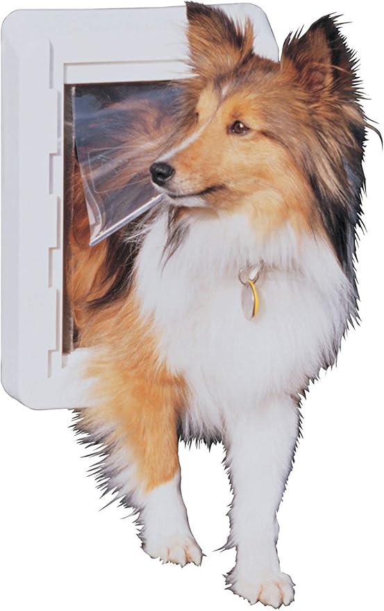 IDEAL PET PRODUCTS Since 1979 Perfect Pet The All-Weather Energy Efficient Dog Door, Small, 5" x 9.25" Flap Size