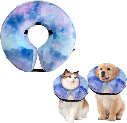 Inflatable Dog Collar, Potective Recovery E Collar for Dogs and Cats, Soft Pet Cone Collar for Small Medium Large Dogs and Cats