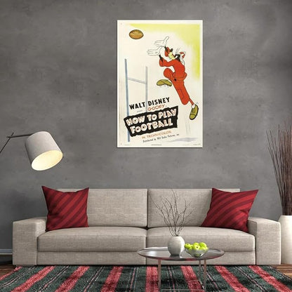 Black Empire How To Play Football Movie Room Decor Wall Art Print 12x16 Poster