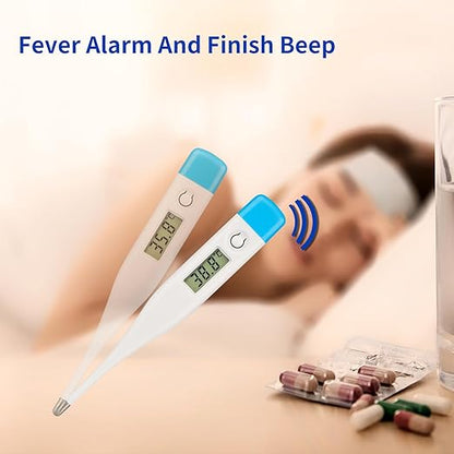 Intelligent Digital Thermometer,LCD Display Screen,Fast Measurement,Suitable for Children and Adults,Easy to Maintain Cleanliness and Hygiene,Bringing Family Health,Light Blue