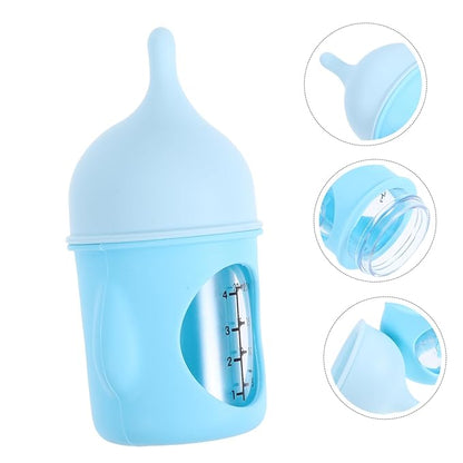 Hemoton Mini Pet Feeder Kitten Nipples Portable Nursing Bottle for Newborn Kitten Milk Feeder Measurement