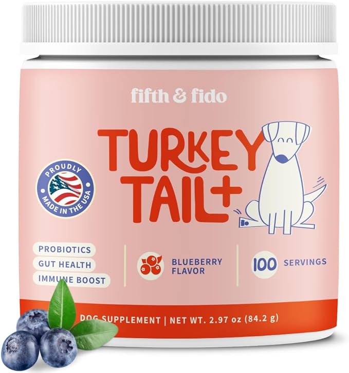 Turkey Tail Mushroom for Dogs – Lipoma Treatment for Dogs – Mushroom Supplement for Lumps and Bumps - Dog Wart Remover - Dog Probiotic Mushroom Powder