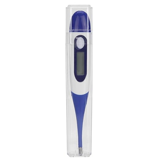 Portable Livestock Pet Thermometer with Electronic Display, Accurate Measurement for Pigs, Cats & Dogs, Included