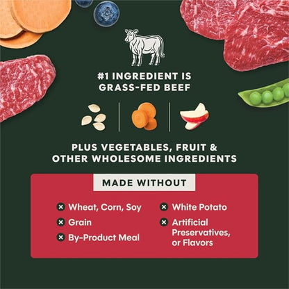 Instinct RawBoost Small Breed, Natural Dry Dog Food with FreshDried Raw, High Protein, Grain-Free Recipe - Real Beef, 10 lb. Bag