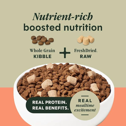 Instinct RawBoost, Natural Dry Dog Food with FreshDried Raw, Whole Grain Recipe - Real Salmon & Brown Rice, 3.5 lb. Bag