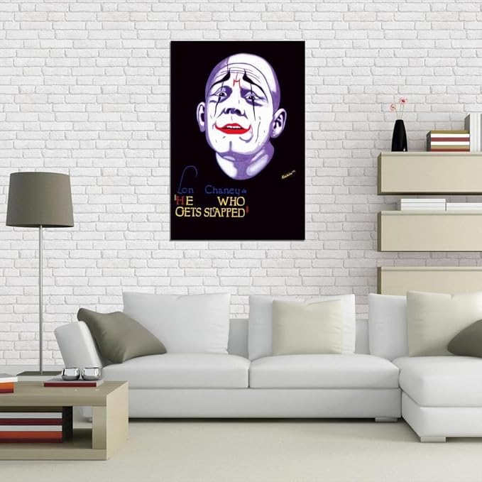 Black Empire He Who Gets Slapped Movie Lon Chaney Sr. Norma Shearer John Room Decor Wall Art Print 12x16 Poster