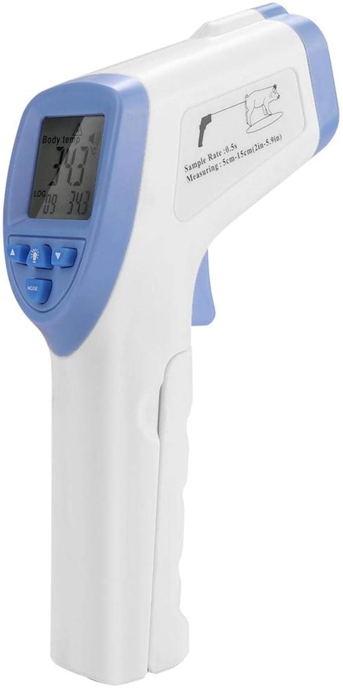 Pet Thermometer, High Precision Veterinary Infrared Thermometer Blue Non-Contact Digital Thermometer for Pig Sheep Horse Dog