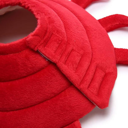 Pet Recovery Collar,Dog Protective E-Collar Soft Dog Cone Breathable Secure Lovely Collar for Puppy Small Medium Dogs (L-Neck: 38-41cm, Crab)