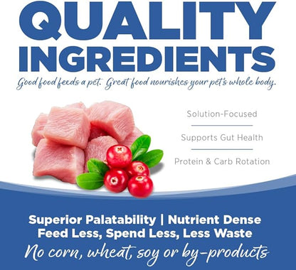 NutriSource Pure Vita Turkey & Cranberry Dog Food, 4LB