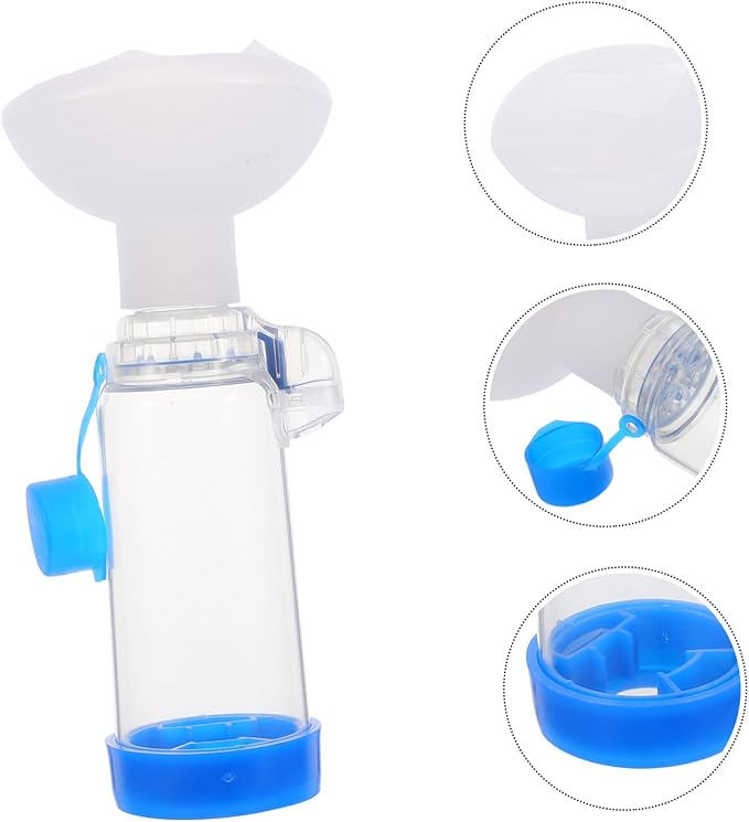 Toddmomy Feline and Canine Face Mask for Cough Relief Breathing Indicator Chamber for Cats and Dogs for Home and