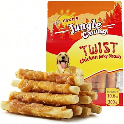 Jungle Calling Chicken Biscuits Dog Treats, Rawhide Free Soft Chewy Treats for Training Rewards,10.6oz