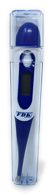Flexible Tip Digital Fever Alarm Thermometer Oral Rectal Underarm