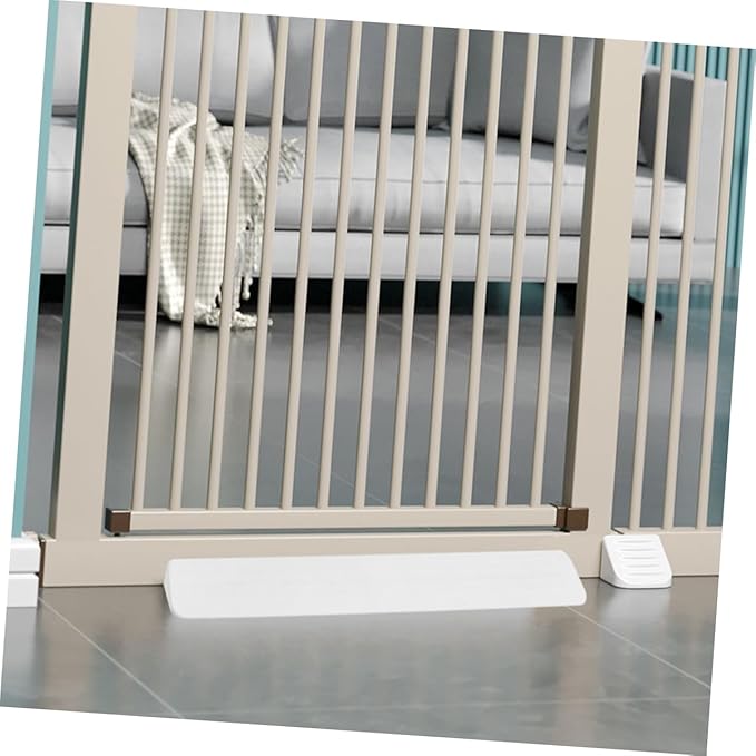 BESPORTBLE 2pcs Fence Skirt Board Doorway Ramp Safety Fixator for Stair Gate Pet Barrier Easy to Install Slip