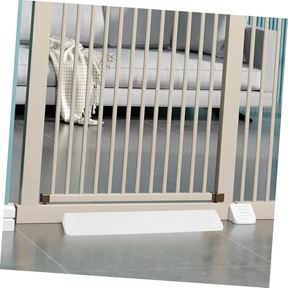 BESPORTBLE 2pcs Fence Skirt Board Doorway Ramp Safety Fixator for Stair Gate Pet Barrier Easy to Install Slip