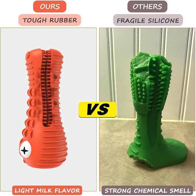 Cutiful Dog Toys for Aggressive Chewers Large Medium Breed, Indestructible Dog Chew Toys, Squeaky Interactive Tough Extremely Durable, Dogs Toothbrush Toys to Keep Them Busy