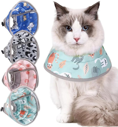 REDYY Pets Collars,Pet Recovery Collar Comfortable Light Weight Collar Protective Regulable Collar for Dogs and Cats, Soft and Permeable