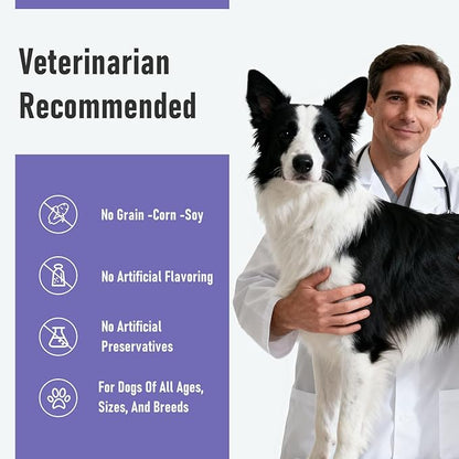 Dog Probiotics Probiotics for Dogs - Digestive Enzymes for Gut Flora, Digestive Health, Diarrhea & Bowel Support - Dog Supplement Soft Chew for Pet Immune System -（40ct ）