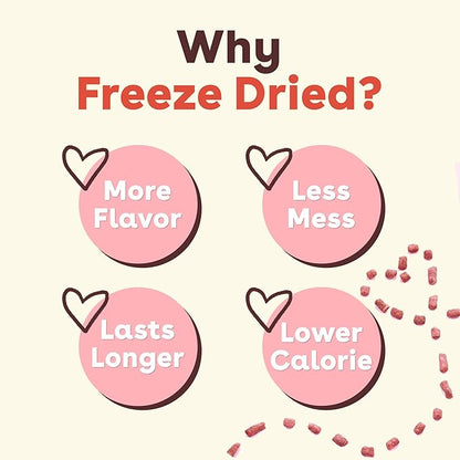 Pupford Freeze Dried Training Treats for Dogs & Puppies, 900+ Three Ingredient Bites (Beef Liver, 8 oz)