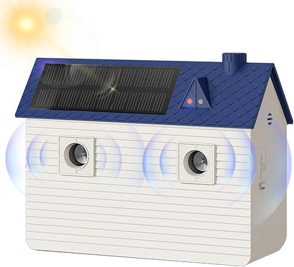 Dog Bark Deterrent Devices: Ultrasonic Anti Barking Device for Dogs with 3 Training Modes 50 FT | Solar Dog Barking Deterrent Devices | Stop Barking Dog Device for Indoor (Blue)