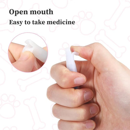 6Pcs Dog Cat Pill Shooter, Feline Pill Pockets Popper Tapeworm Treatment Dewormer Pusher for Cat Dog, Pet Piller Rush Poppers Pet Medicine Feeder for Animals, Gifts for Animals Lover