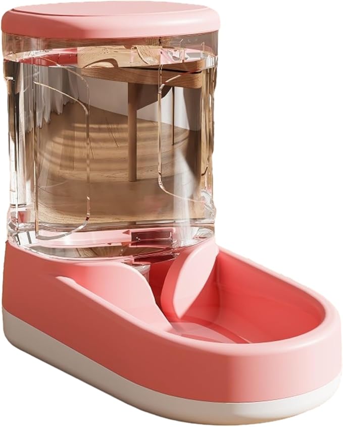 Transparent Pet Feeding Bowl Dog Feeder Small Dog Drinking Bowl Large Capacity Antislip Water Dispenser Pet Supply