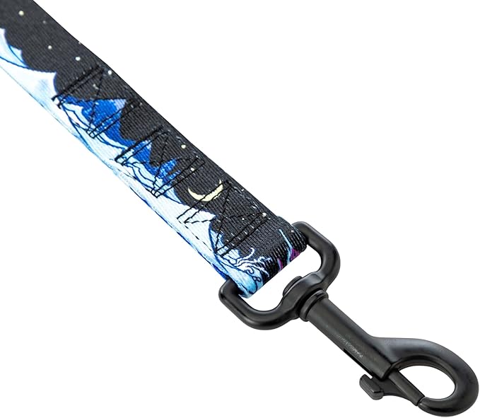 Wolfgang Heavy Duty Dog Leash, Pull-Tested for Walking & Training, MountainWave Print, Dual Handle Large