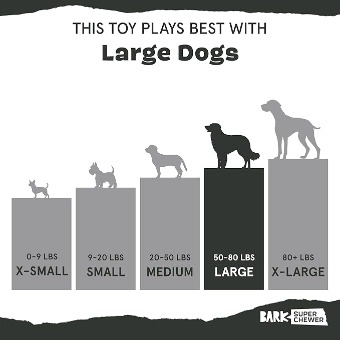 Barkbox Turkey Barker Dog Toy for Large Aggressive Chewers, Turkey-Scented Rip & Reveal Toy for Engaging and Durable Playtime