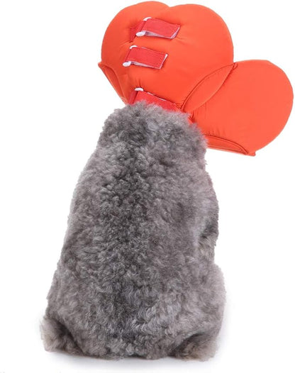 Dog Collar, Pet Cone E-Collar Flower Soft Elizabethan Waterproof Grooming Recovery Protecive Adjustable Collar for Puppy Small Medium Dogs (L Neck:13-15in, Orange)