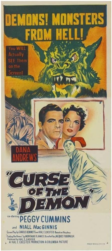 Black Empire Night Of The Demon Movie Insert Room Decor Wall Art Print 24x36 Poster
