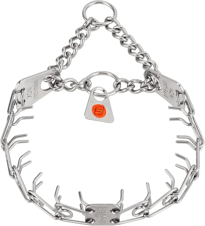 Herm Sprenger 1.5mm Micro Prong Collar for Dog Training | Micro Prong Stainless Steel Ultra-Plus Dog Collar | Training Collar for Extra Small Dogs | Made in Germany - (1.5 mm, (Neck Size Up to 9"))