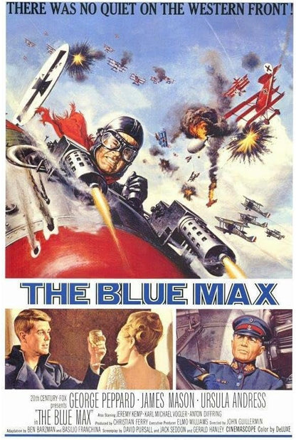 The Blue Max Movie George Peppard James Mason Ursula Andress 18x24 Poster