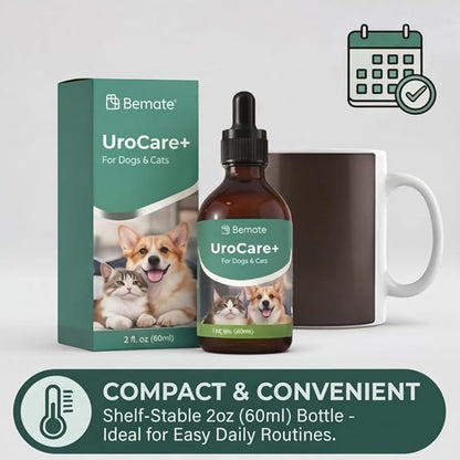 Urinary Health Liquid Supplement for Dogs & Cats, Supports Healthy Urinary Tract & Normal Urine Flow, Easy to Administer, Daily Wellness Support