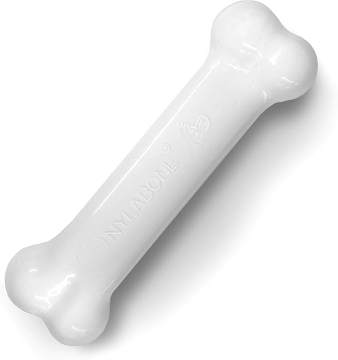 Nylabone Original Bone Power Chew Toy for Dogs, Durable & Tough Dog Toys for Aggressive Chewers, Chicken Flavor, Medium - Up to 35 lbs, 1 Count