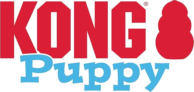 KONG - Puppy Toy - Natural Teething Rubber - Fun to Chew, Chase and Fetch ( Colors May Vary)